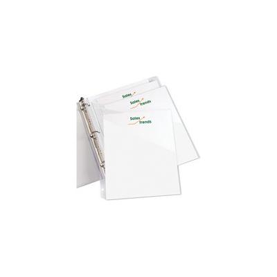 Staples Clear Binder Pockets