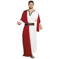 Boland 83696 Roman Emperor Julius Caesar Adult Costume Red/White Size 50/52, Unisex