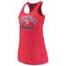 Women's Soft as a Grape Red Washington Nationals Multicount Racerback Tank Top