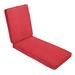Red Barrel Studio® Hinged Outdoor Sunbrella Seat/Back Cushion in Red/Pink/Brown | 3 H x 24 W x 73 D in | Wayfair 08113F23D6B849E3A5513AB843D7DC1A
