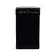 electriQ 10 Place Slimline Freestanding Dishwasher - Black