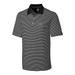 Men's Cutter & Buck Black/Gray Mississippi State Bulldogs Big Tall Trevor Stripe DryTec Polo