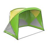 Beach Tent Sun Shelter - Sport Umbrella - Water-Resistant w/ Carry Bag by Wakeman Outdoors Fiberglass in Green/Yellow | Wayfair M470094