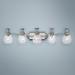 Plantation 37"W Polished Antique Nickel 5-Light Bath Light