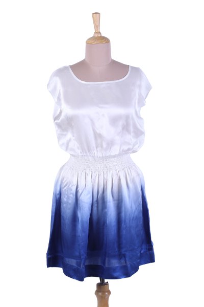 Amanda Uprichard | Lissie Silk Dress In Conifer | Realry