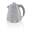 Swan SK19020GRN Retro Jug Kettle, Fast Boil, Easy Pour, 360 Degree Base, 1.5L, 3KW, Grey