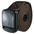 BETTA Men's Elastic Stretch Belt with Adjustable Buckle - Brown -