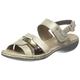 Rieker Women's 659L5-62 Open Toe Sandals, Beige (62), 4 UK