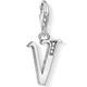 Thomas Sabo Damen-Charm-Anhänger V Buchstabe Silber Charm Club 925 Sterling Silber 1602-643-21