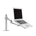 ThingyClub® Adjustable Aluminium Universal Single Laptop Notebook or Tablet Desk Mount Arm Stand Bracket with Tilt and Swivel (Single Laptop - Silver)