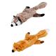 Petface Woodland Critters – Hund Spielzeug (4 Stück, 2 x Racoon, 2 x Fox)