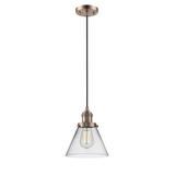 Innovations Lighting 201C Large Cone Large Cone 8 Wide Mini Pendant - Copper