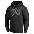 Men's Fanatics Branded Black Auburn Tigers Camo Cloak Pullover Hoodie