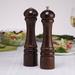 Chef Specialties 10" Imperial Pepper Mill & Shaker Set Wood/Metal in Brown | 10 H x 5.25 W x 2.9 D in | Wayfair 10100