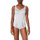 Susa Women's SUSA Damen Body mit elastischer Spitze Latina Bodysuit, Grey (grey 024), 36D (Manufacturer Size: 80D)