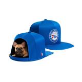 "Blue Philadelphia 76ers Medium Pet Nap Cap Dog Bed"