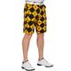 Royal & Awesome Swing Under Construction Patterned Mens Golf Shorts 36 inch Waist - 91 Cm