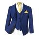 Boys Suit in 3 or 5 Pieces, Pageboy, Wedding, Communion Suits, Dark Grey and Navy Blue Boy Suits