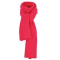 Graham Cashmere - Unisex Pure Cashmere Chunky Ribbed Knit Scarf - Made in Scotland (Queen Pink)