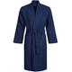 Morgenstern Waffle Lightweight Dressing Gown Men Kimono Bathrobe Cotton Mens Robe Light Knee-Length Blue Size XXL