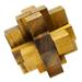 Millwood Pines Navasart Cube Wood Puzzle Sculpture Wood in Brown/Gray | 3 H x 3 W x 3 D in | Wayfair DCE428F28D6E476091D19C6D03EA61F3