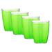 Highland Dunes Adelyte 14 oz. Acrylic Double Wall Glass Plastic in Green | 4 H x 3.75 W in | Wayfair 3479233BEE9A4B0CA4E8123723ACFE29