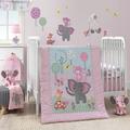 Twinkle Toes Bedtime Originals Monkey Elephant Musical Mobile Plastic in Pink | 27 H x 14 W x 14 D in | Wayfair 261018