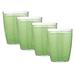 Highland Dunes Adelyte 14 oz. Acrylic Double Wall Glass Plastic in Green | 4 H x 3.75 W in | Wayfair CF4C2C5222944847964CB92AB61643E5