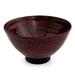 Union Rustic Aggeliki Cosmic Trails Lacquered Bamboo Decorative Bowl Wood in Black/Brown | 3.5 H x 5.75 W x 5.75 D in | Wayfair