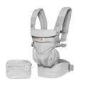 Ergobaby Baby Carrier, 4-Position Omni 360 Cool Air Mesh for Newborn to Toddler (0-3 yrs), Ergonomic Child Carrier & Backpack, Pearl Grey