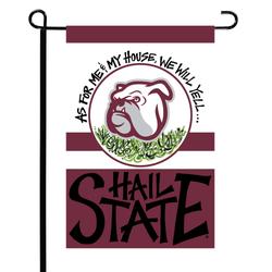Mississippi State Bulldogs 12" x 18" Mascot Double-Sided Garden Flag