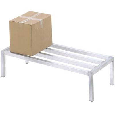 Channel ADE2424 24" x 24" x 12" Heavy-Duty Tubular Style Aluminum Dunnage Rack - 2000 lb. Capacity