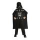 Star Wars Rubies Darth Vader Opp-Kostüm für Jungen oder Mädchen, Schwarz bedruckter Jumpsuit mit beiliegendem Umhang und Maske, offizielles Halloween-Kostüm, Weihnachten, Karneval und Geburtstag