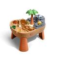 Step2 Sand & Water Table Dino Dig | Sand table for 15L water and 9kg sand | Incl. 7 accessories | Water toys for the garden
