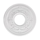 Westinghouse 77714 - 12" White Berona Polyurethane Ceiling Medallion (12" Berona Polyurethane Medallion, White Finish)