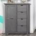 Evolur Belmar 4 Drawer Accent Chest Wood in Gray | 48 H x 21 D in | Wayfair 886-RG