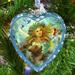 The Holiday Aisle® Christmas Bells Shaped Ornament Oversized Limited Edition Heart Glass in Blue/Brown | 5.5 H x 5 W x 5 D in | Wayfair