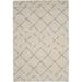 White 36 x 1.18 in Area Rug - Wrought Studio™ Angelka Geometric Ivory/Beige Area Rug, Synthetic | 36 W x 1.18 D in | Wayfair