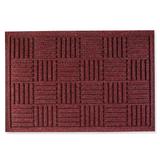 Water & Dirt Shield Parquet Door Mat - Dark Brown, 31-1/2" x 56-1/4" - Frontgate