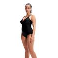 Speedo Damen Brigitte Badeanzug, Schwarz, 32