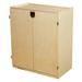 Childcraft 6 Compartment Classroom Cabinet w/ Casters Wood in Brown | 36 H x 30 W x 17.13 D in | Wayfair 1588062