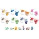 Super Wings Transform-a-Bots World Airport Crew - Serie 1 - Crew Sammelpackung - 15 Spielzeugfiguren - 5,1 cm Figuren