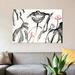 East Urban Home 'Lotus Study w/ Coral I' Print on Canvas Metal in Gray/White | 26 H x 40 W x 1.5 D in | Wayfair EE3C948CADBF4A5E9B5AFABB38936775