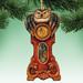 The Holiday Aisle® Owl Clock Hanging Shaped Wood Ornament Wood in Brown/Orange | 5 H x 5 W x 1 D in | Wayfair F4C6D6A194E14FE08671992DD686918B