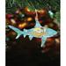 The Holiday Aisle® Shark Scenic Hanging Shaped Ornament Wood in Blue/Brown | 5 H x 5 W x 1 D in | Wayfair A356159F9C1C4F2199748D4C66D67D2B