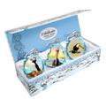 G Debrekht 3 Piece Sea Birds Holiday Shaped Ornament Set Glass in Black/Blue/Yellow | 4 H x 9 W x 2 D in | Wayfair 770123S3