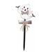 The Holiday Aisle® Wood Ghost Stake Wood in Black/Brown/White | 36 H x 12 W x 1 D in | Wayfair A220586548F64C5191609C452B994FB2
