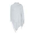 P&W Made in Italy (30+ Stunning Colours Available) Pashmina Shawl Wrap Stole Scarf for Women - Super Soft - Versatile - Generous Size - Pashminas & Wraps of London Exclusive - Light Grey