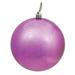 Vickerman 445044 - 4.75" Mauve Shiny Ball Christmas Tree Ornament (4 pack) (N591245DSV)