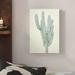 Union Rustic 'Lone Cactus'- Picture Frame Photographic Print Canvas/Paper in White | 36 H x 24 W x 1.5 D in | Wayfair